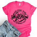 Hope You Brought Coffee Graphic Tee - Fuchsia