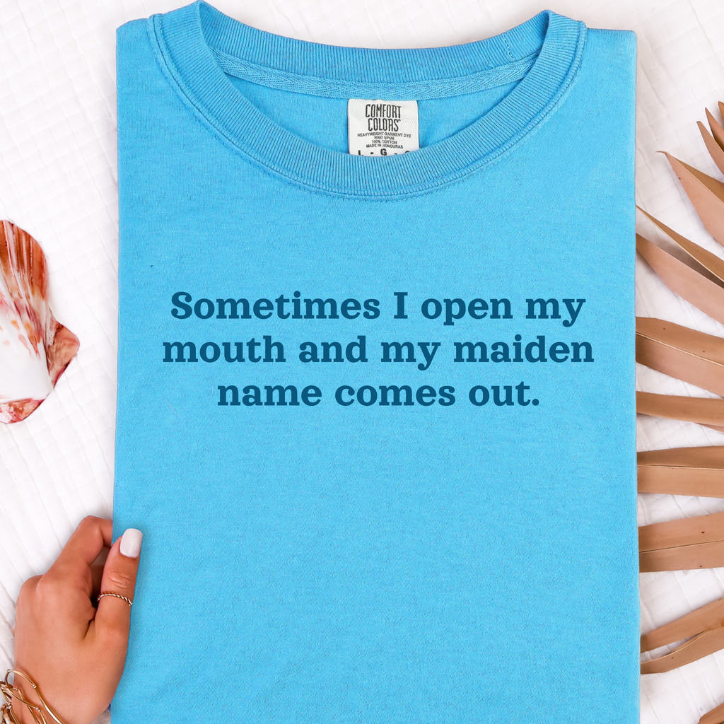 Sarcastic Sayings Collection Graphic Tee - Sapphire
