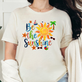 Patchwork Be The Sunshine Graphic Tee - Natural Tee