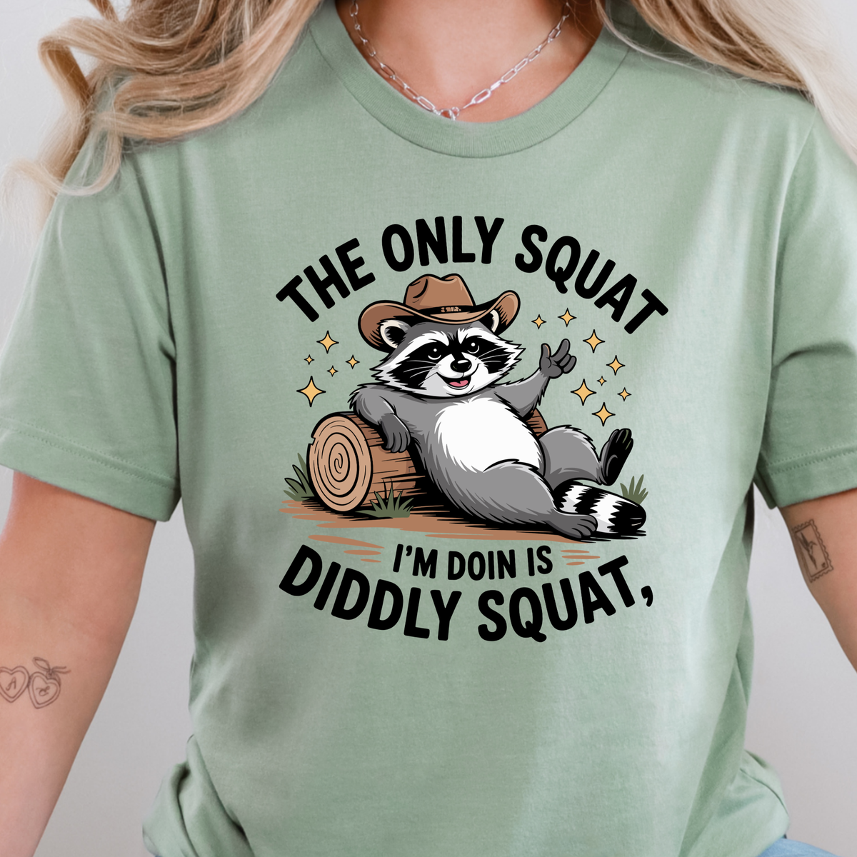 Diddly Squat Graphic Tee - Sage