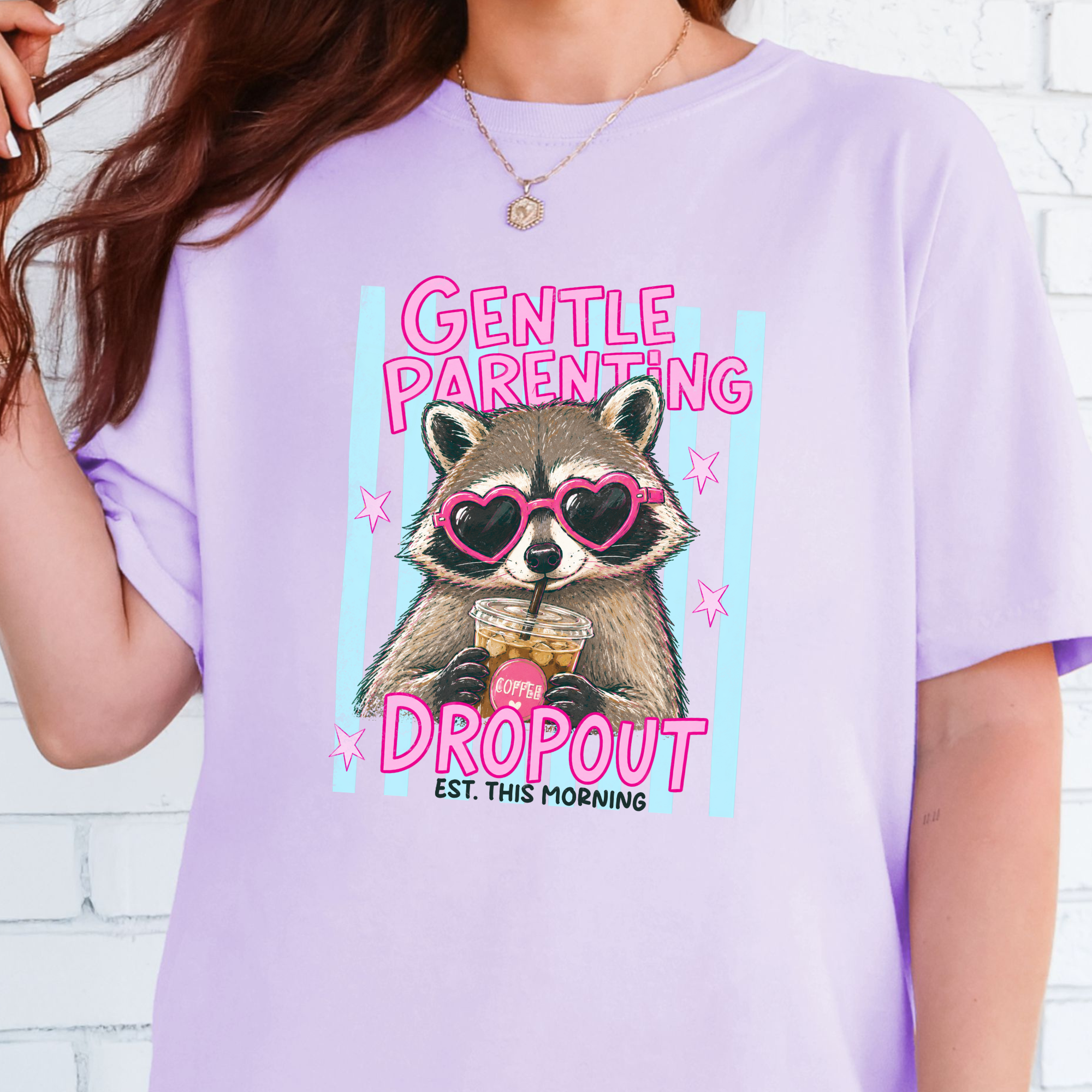 Gentle Parenting Dropout Graphic Tee - Orchid