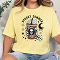Spooky Summer Iced Coffee Graphic Tee - Heather French Vanilla