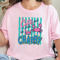Cute But Crabby Graphic Tee - Soft Pink Tee