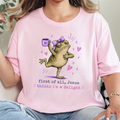 Jesus Thinks I'm a Delight Graphic Tee - Soft Pink