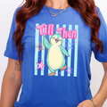 Penguin Till Then Graphic Tee - Heather True Royal