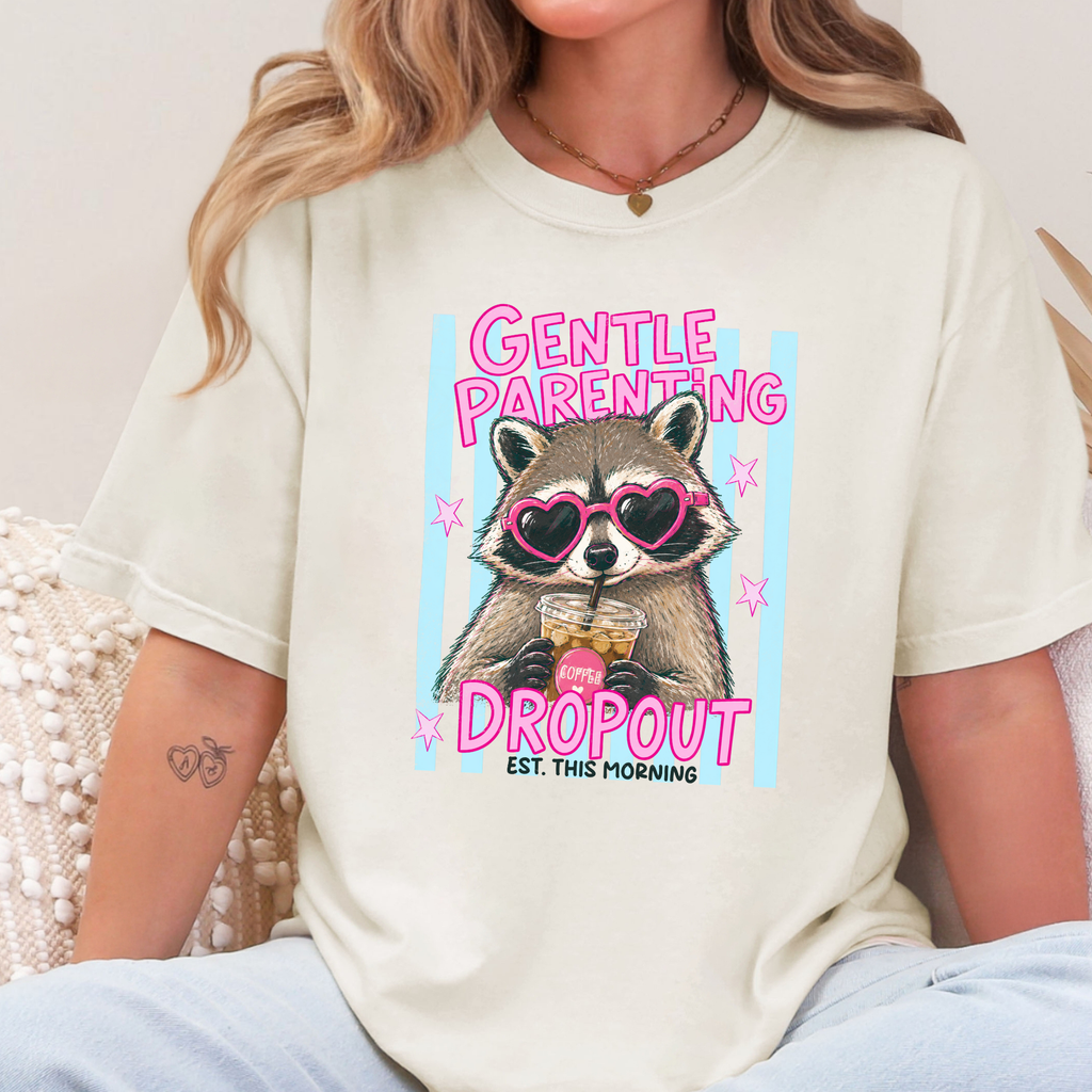 Gentle Parenting Dropout Graphic Tee - Ivory