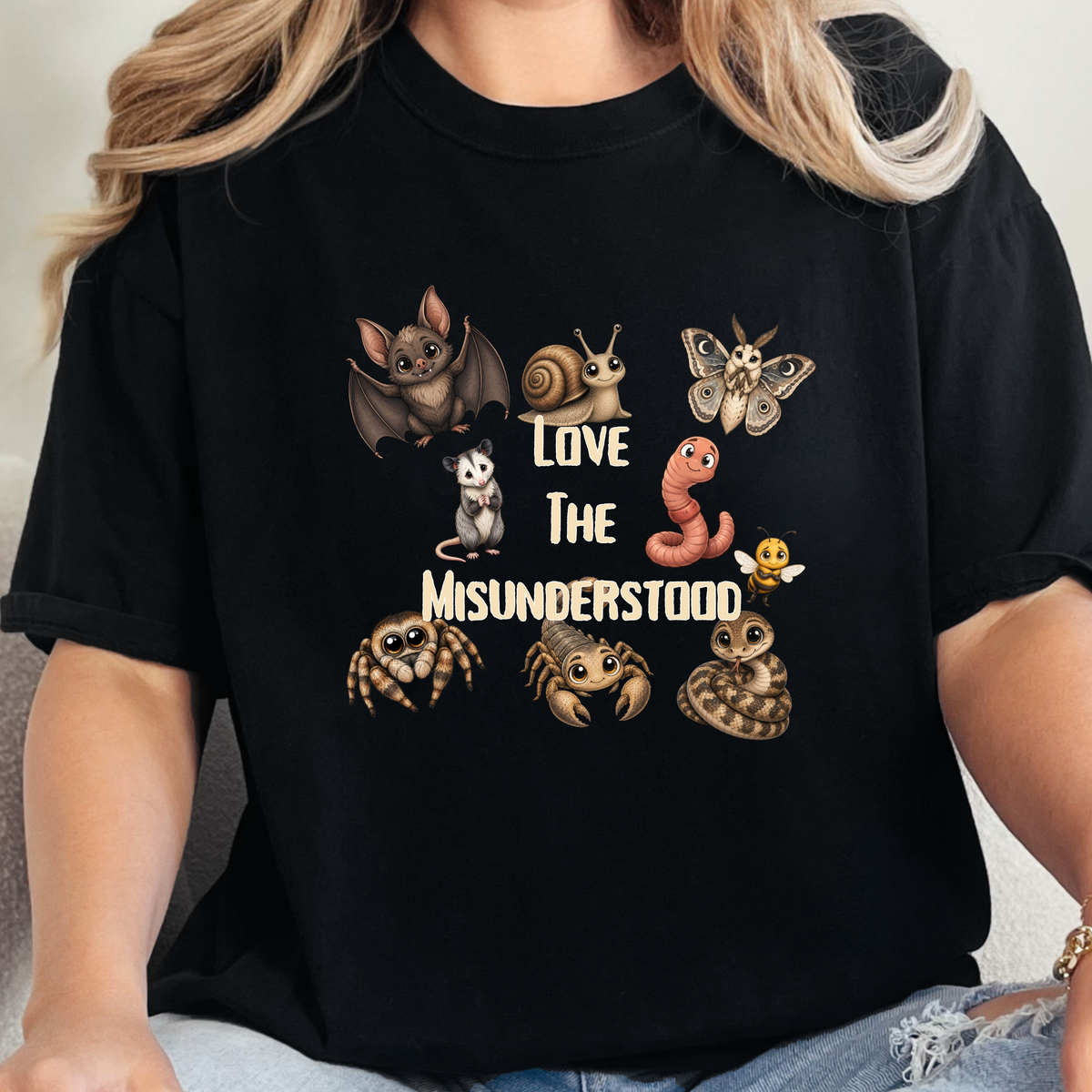 Love The Misunderstood Graphic Tee - Black