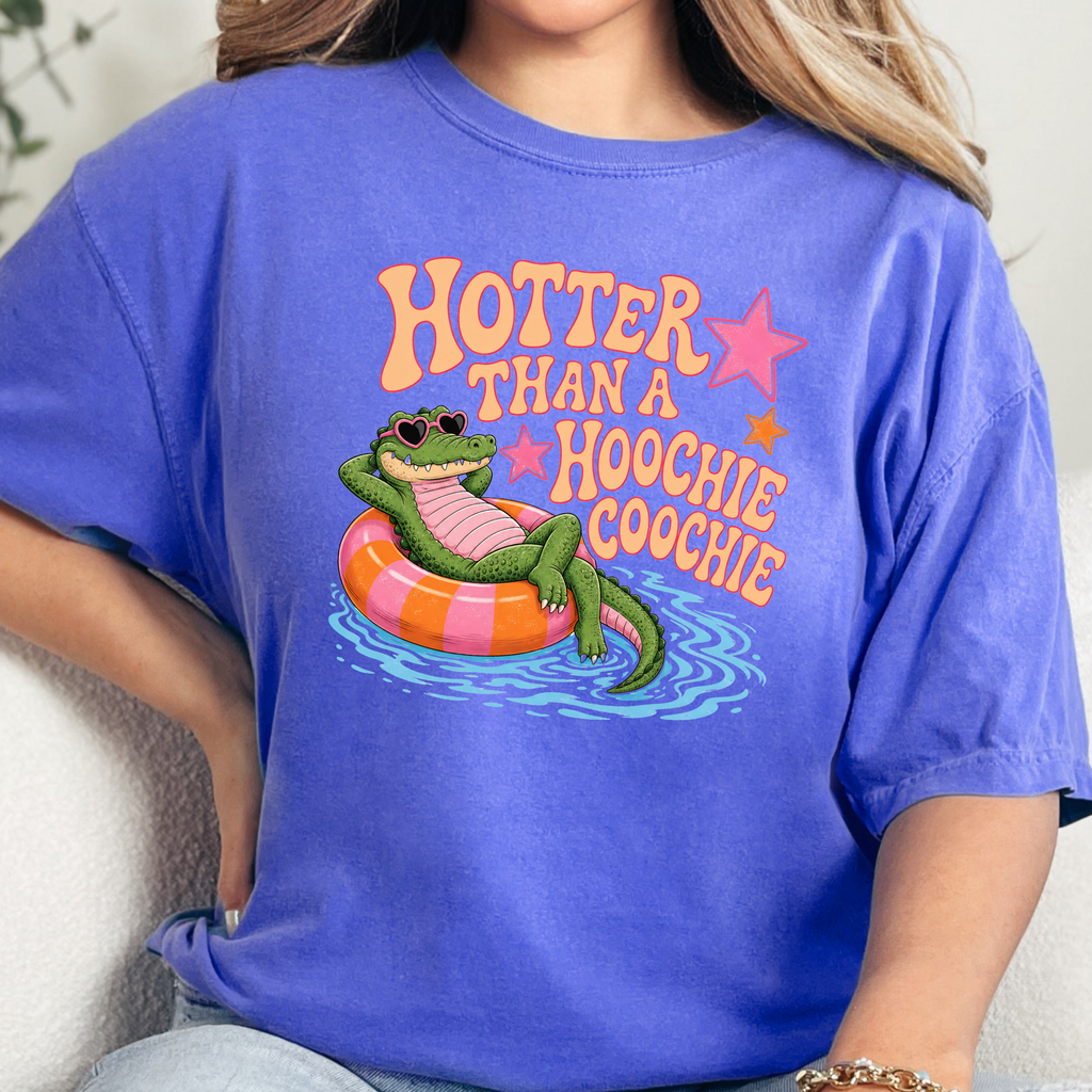 Gator Hoochie Coochie Graphic Tee - CC FloBlue
