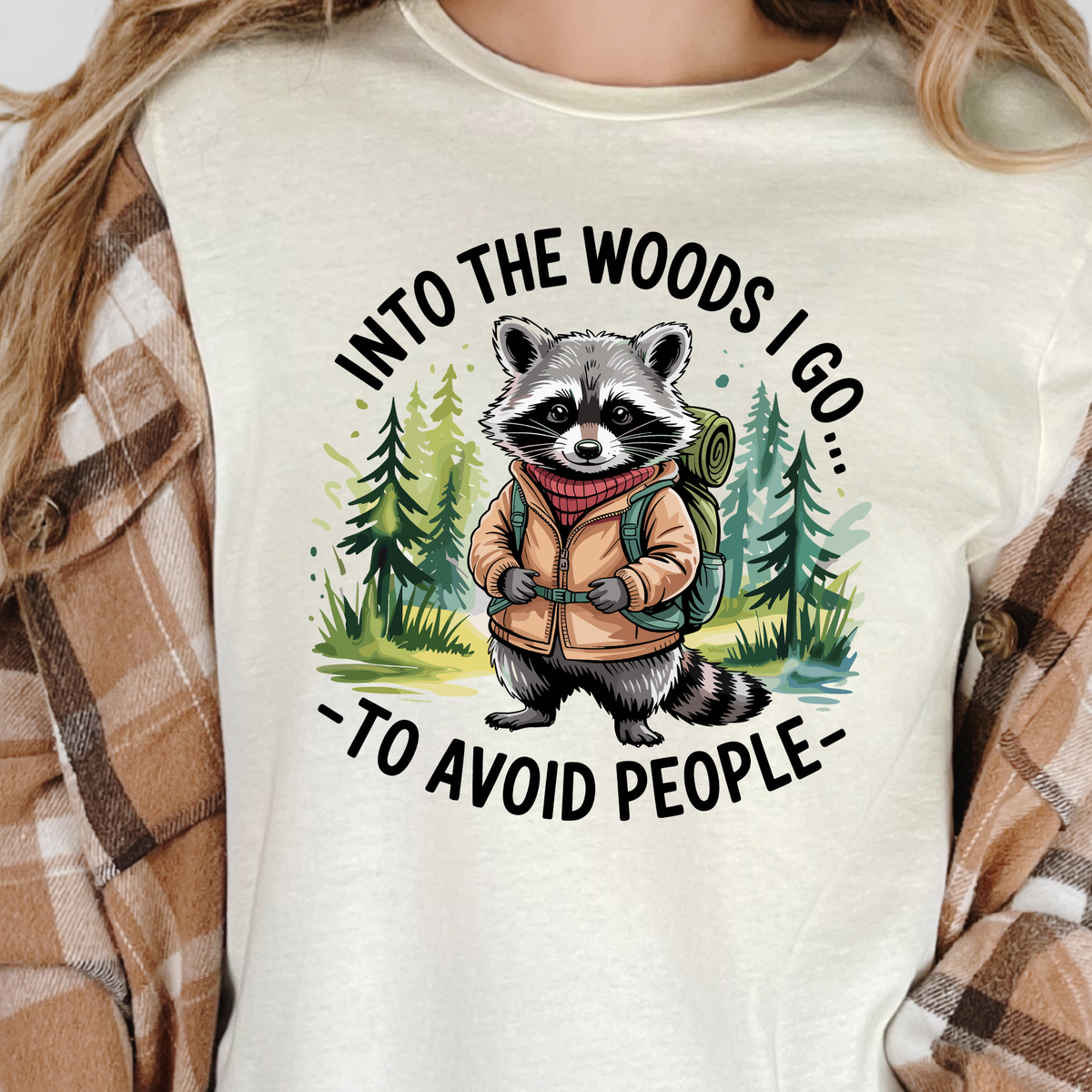 Into the Woods Graphic Tee - Natural