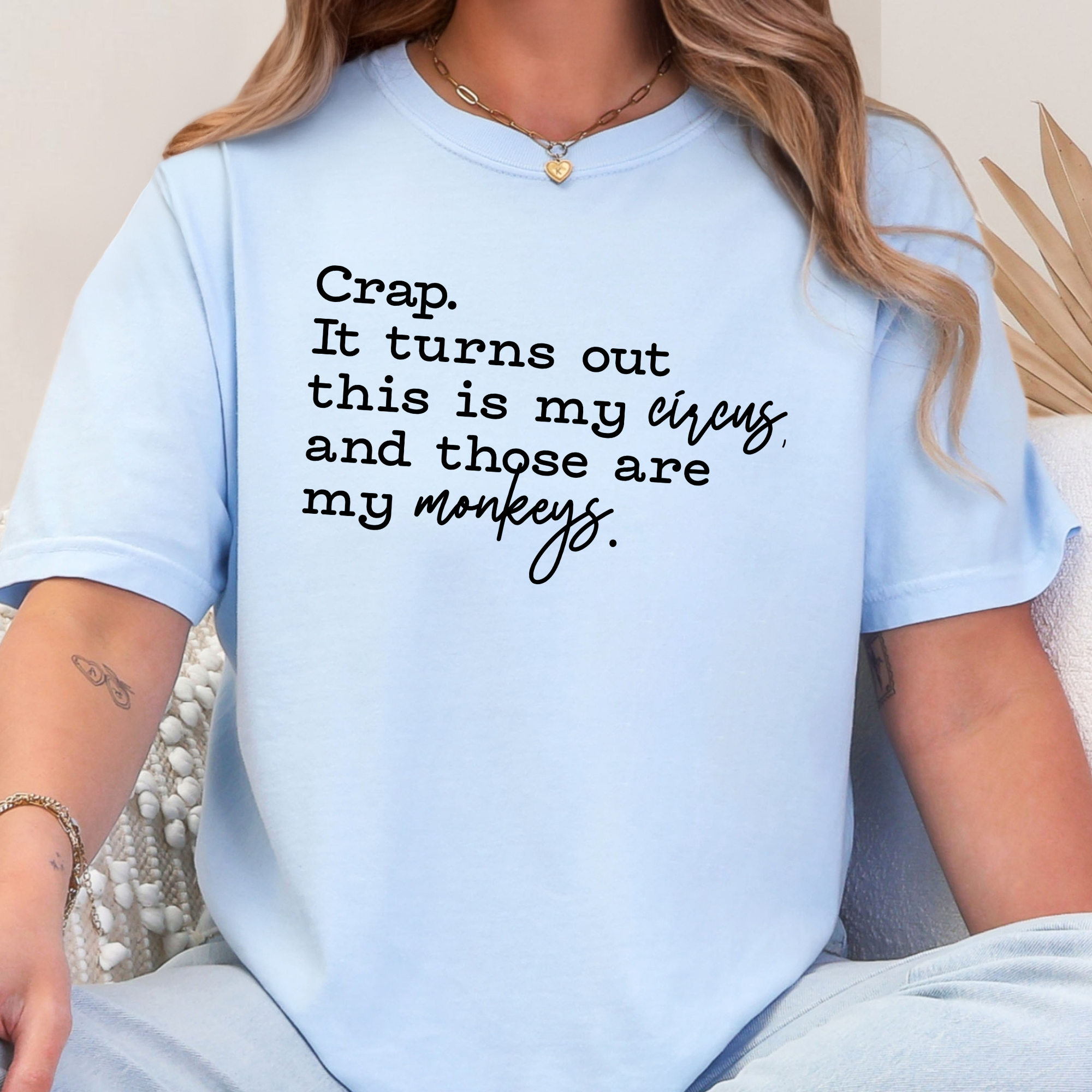 This Is My Circus Graphic Tee - CC Hydrangea Tee