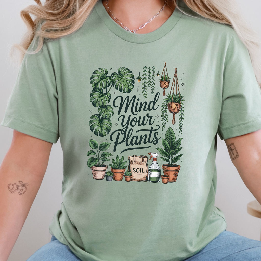 Plant Lover Graphic Tee - Sage Tee