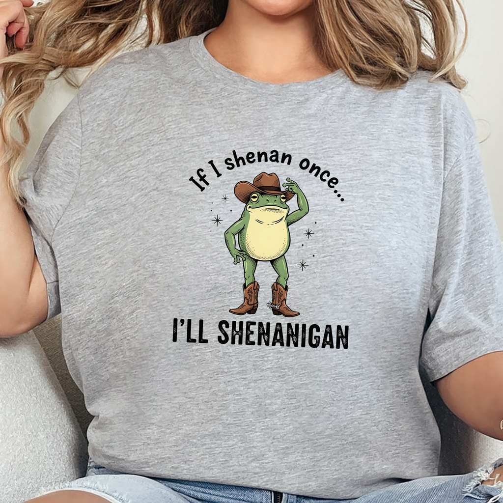 I'll Shenanigan Graphic Tee - Grey Tee