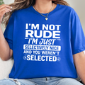 Selectively Nice Graphic Tee - True Royal