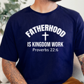 Fatherhood Kingdom Work Graphic Tee - Navy