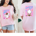 Guess What Chicken Butt Graphic Tee - Ash Tee