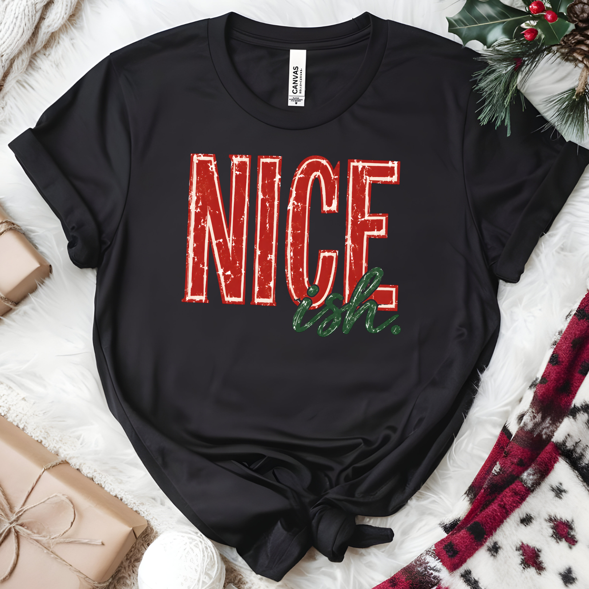 Nice'ish Graphic Tee - Black