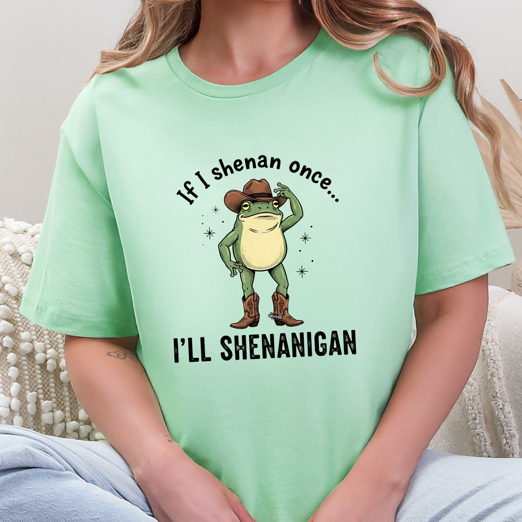 I'll Shenanigan Graphic Tee - Mint Tee
