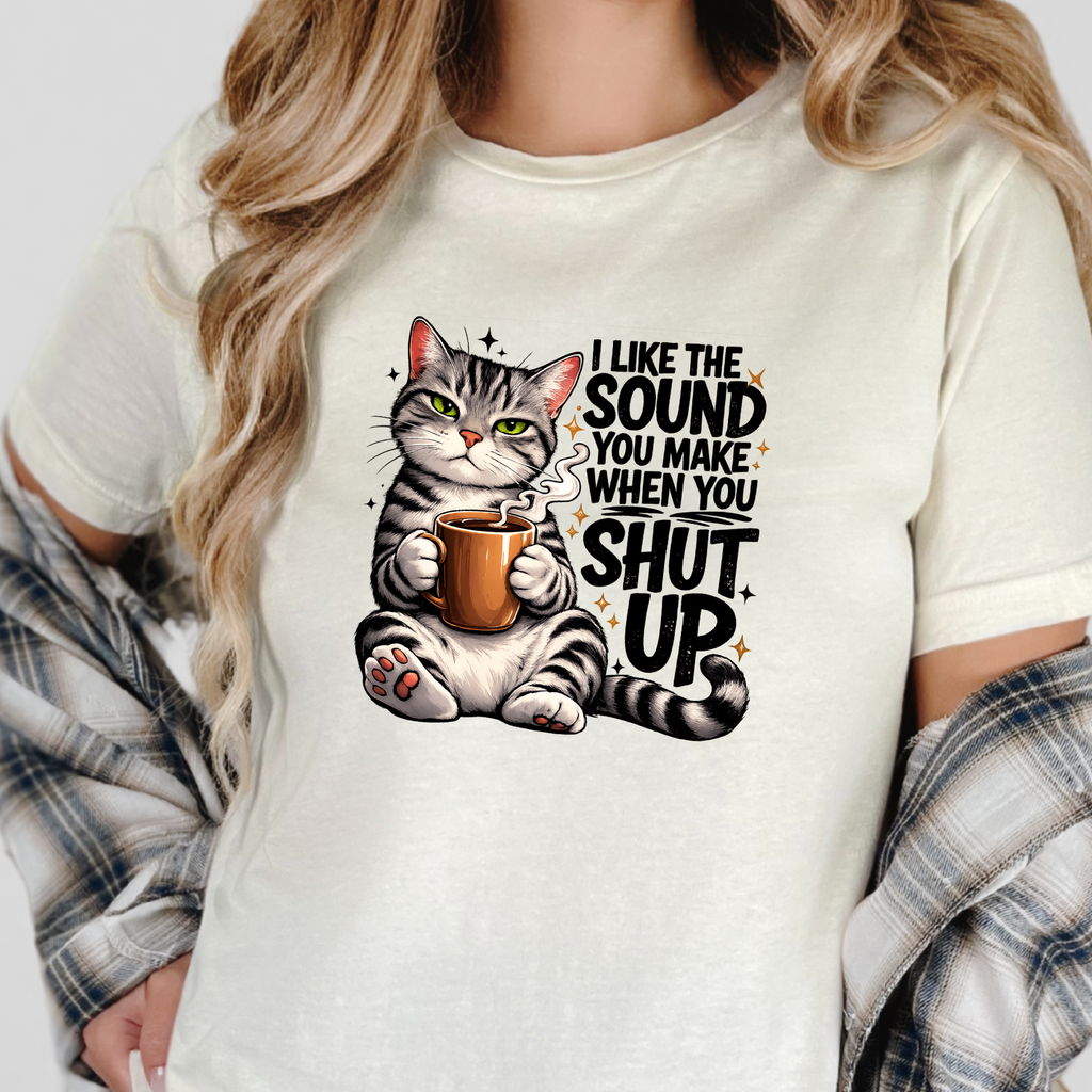 I Like The Sound Graphic Tee - Natural