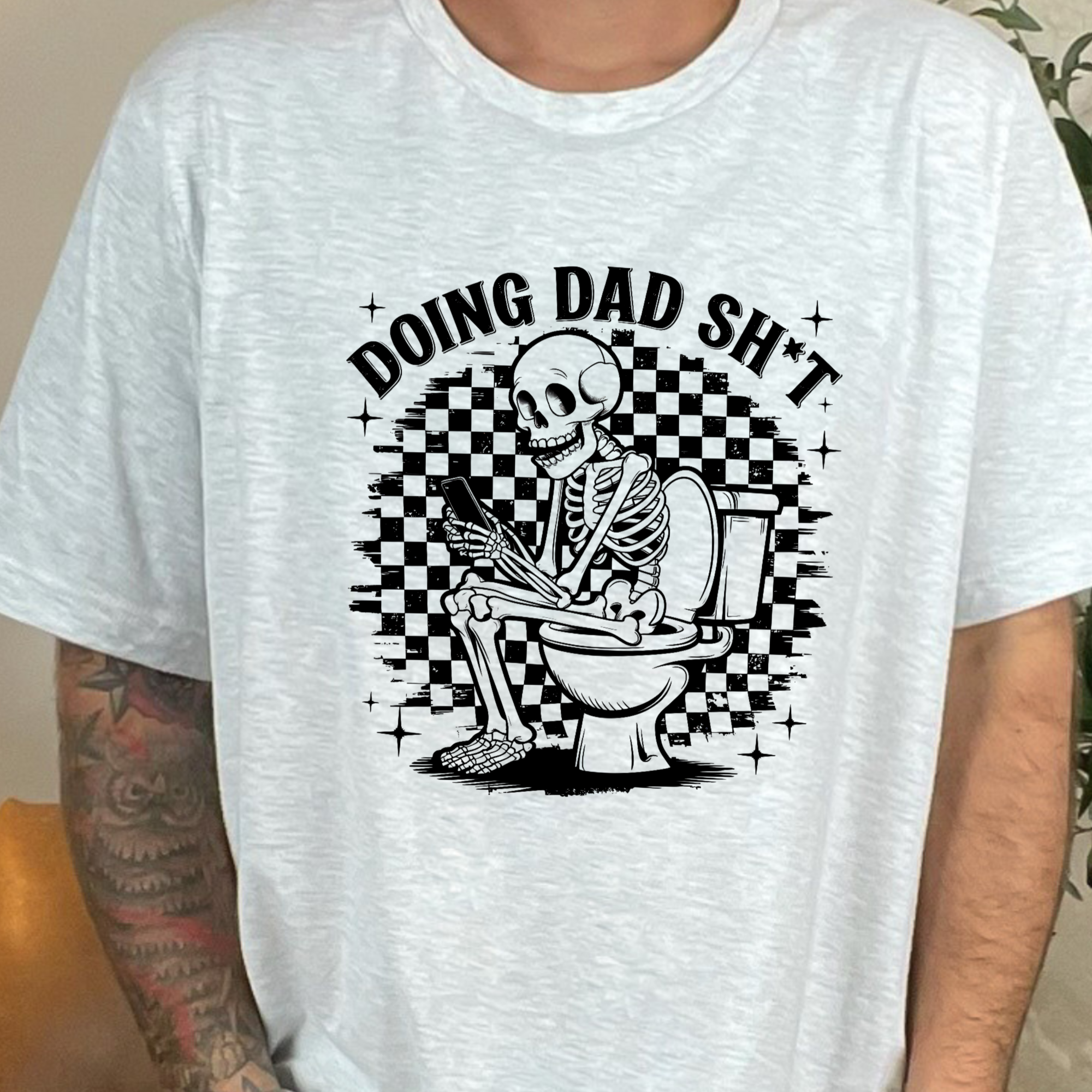 Doing Dad Sh*t Graphic Tee - Ash Tee