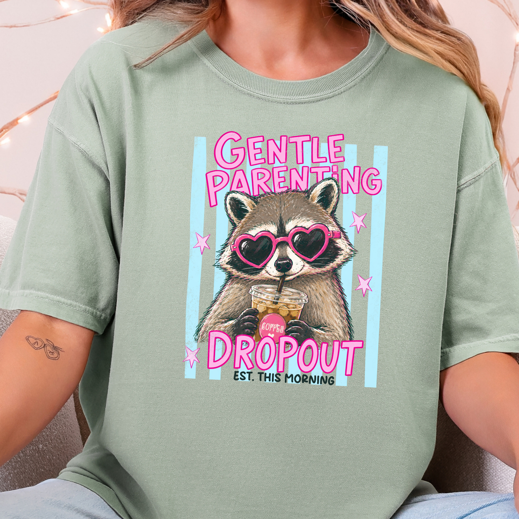 Gentle Parenting Dropout Graphic Tee - Bay