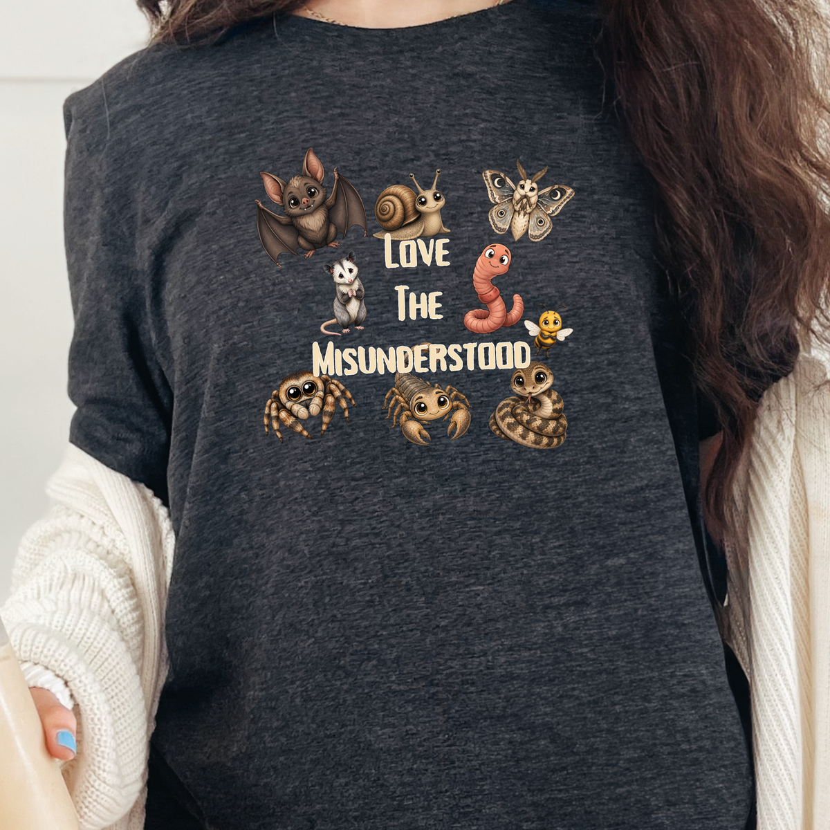 Love The Misunderstood Graphic Tee - Dark Grey Heather