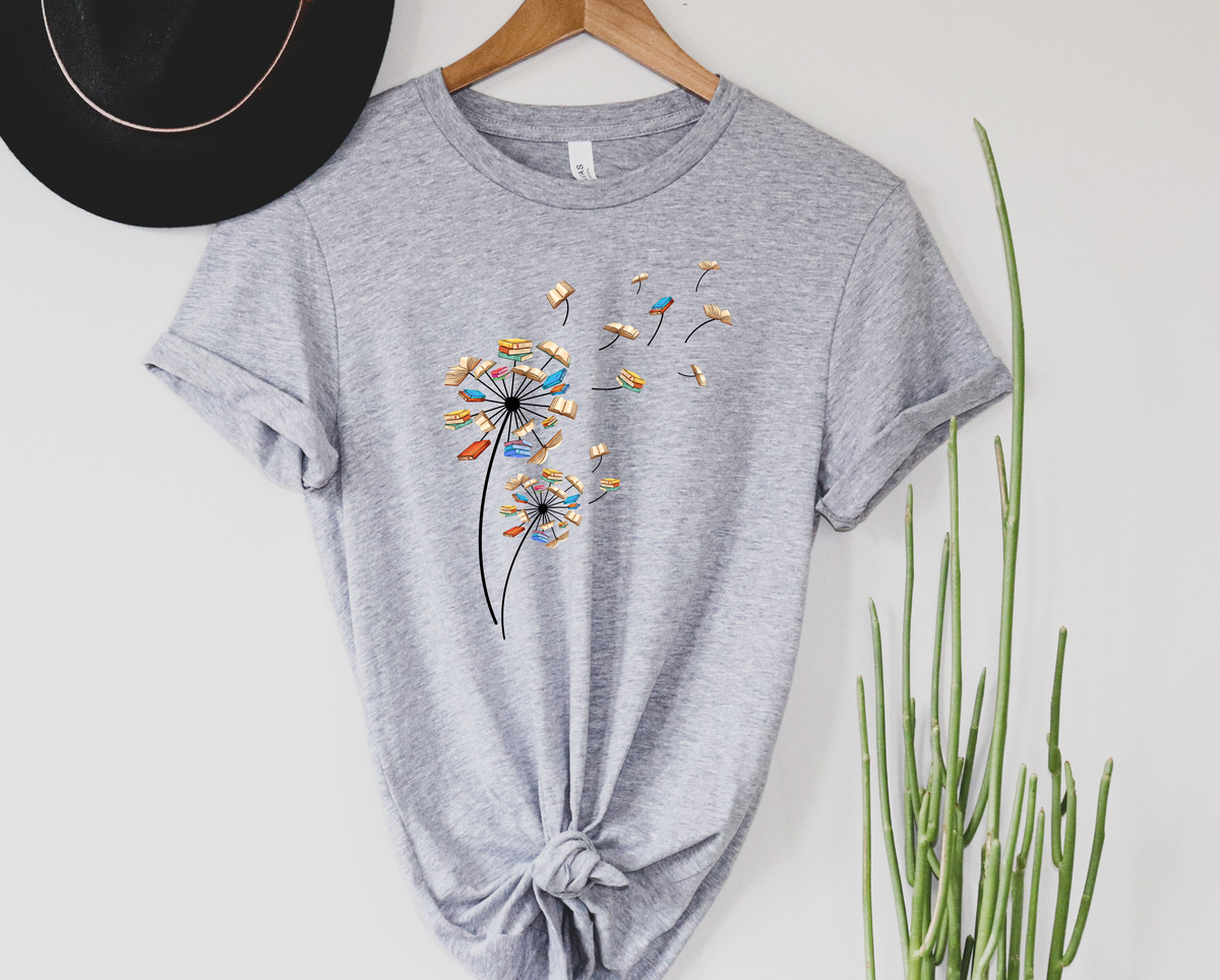 Book Wishes Graphic Tee - Mauve
