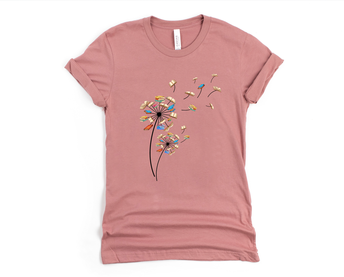 Book Wishes Graphic Tee - Heather Grey